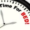 Søvn – får du nok af den vigtige nattesøvn? Time for Bed Showing Insomnia Or Tiredness